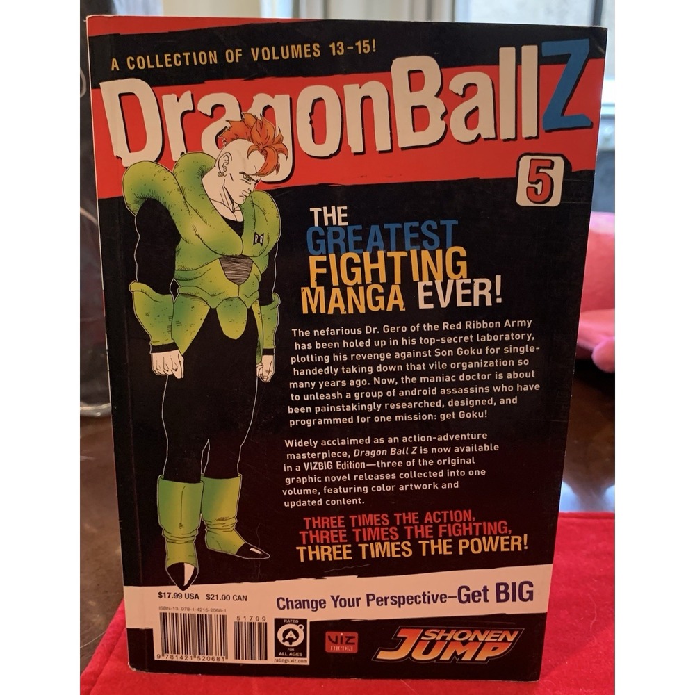 Dragon ball z Collection of Volumes 13-15‎ In One Book